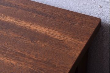 レトロ家具　昭和レトロ　小さなサイドテーブル(サイドキャビネット)(2)