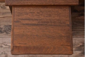 レトロ家具　昭和レトロ　小さなサイドテーブル(サイドキャビネット)(2)