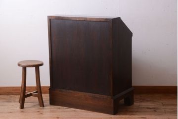 中古　松本民芸家具　#66　高山式ビューロー(ライティングビューロー)(1)