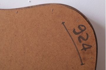 アンティーク雑貨　イギリスビンテージ　大きな壁掛けミラー(鏡)