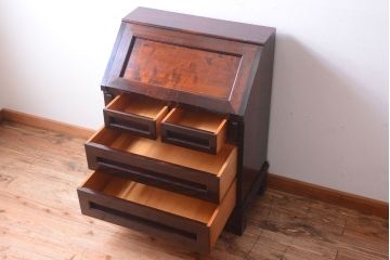 中古　松本民芸家具　#66　高山式ビューロー(ライティングビューロー)(2)