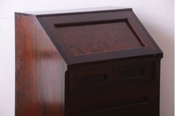 中古　松本民芸家具　#66　高山式ビューロー(ライティングビューロー)(2)