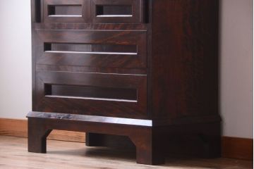 中古　松本民芸家具　#66　高山式ビューロー(ライティングビューロー)(2)