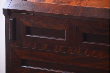 中古　松本民芸家具　#66　高山式ビューロー(ライティングビューロー)(2)