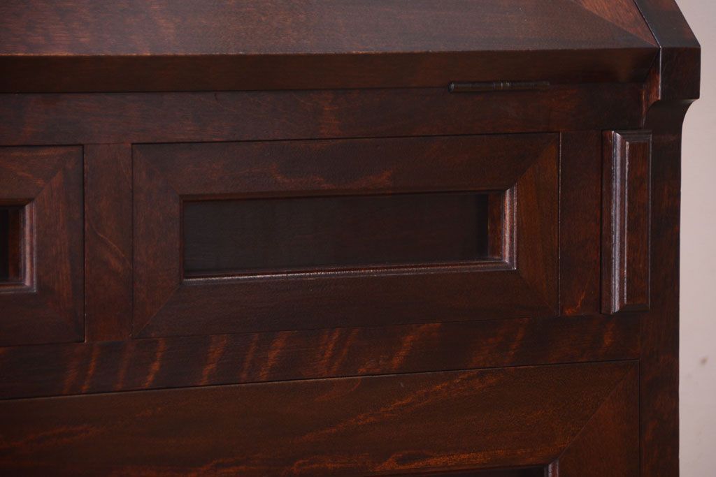 【中古】K▼松本民芸家具 66型 高山式 ライティングビューロー (38524) 中古】K▽松本民芸家具 66型 高山式 ライティングビューロー (38524)