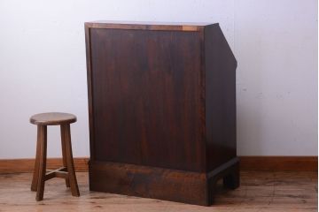 中古　松本民芸家具　#66　高山式ビューロー(ライティングビューロー)(2)