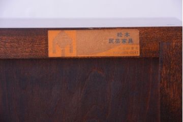 中古　松本民芸家具　#66　高山式ビューロー(ライティングビューロー)(2)