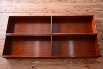 中古　高級品　彫刻が美しい唐木材のチェスト