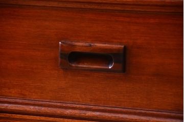 中古　高級品　彫刻が美しい唐木材のチェスト