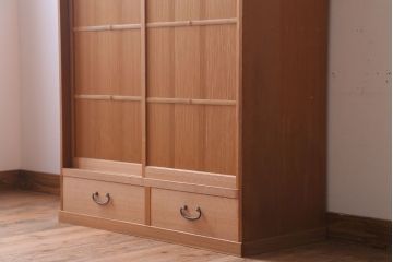 中古　杉総無垢材　茶道具　置水屋(茶水屋)