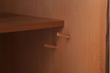 中古　杉総無垢材　茶道具　置水屋(茶水屋)