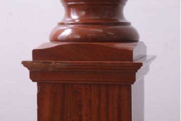 イギリスビンテージ　高級品!象嵌と彫刻が美しいフロアスタンドライト(照明)