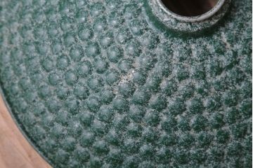 和製アンティーク　古いアルミシェードの天井照明(ペンダントライト)(2)