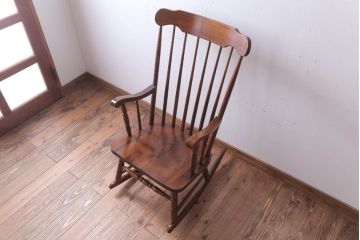 中古　飛騨の家具　ヒダ・ダイネット　ロッキングチェア