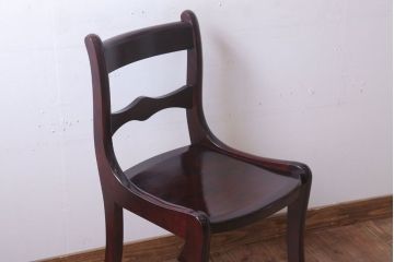 中古　民芸家具　モダンなダイニングチェア