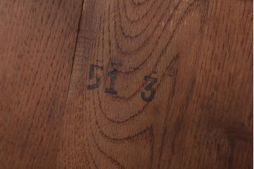 中古　キツツキマーク　飛騨産業　ナラ材のウィンザーチェア(1)(ウインザーチェア)