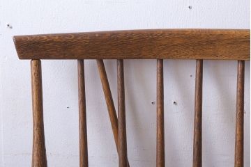 中古　キツツキマーク　飛騨産業　ナラ材のウィンザーチェア(2)(ウインザーチェア)