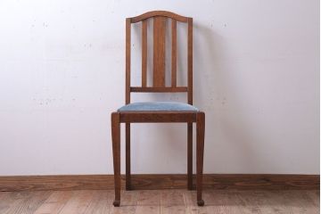 アンティーク家具　イギリスアンティーク　オーク材!シンプルなチェア