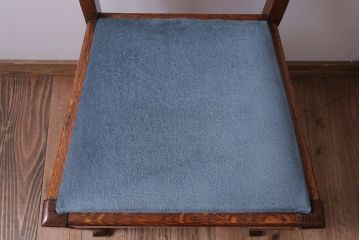 アンティーク家具　イギリスアンティーク　オーク材!シンプルなチェア