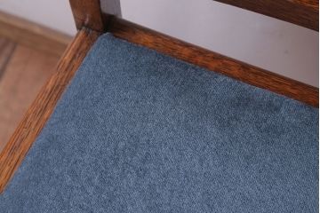 アンティーク家具　イギリスアンティーク　オーク材!シンプルなチェア