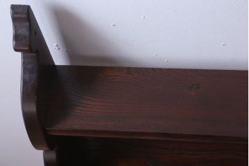 中古　特注品　松本民芸家具　吊棚(飾り棚)