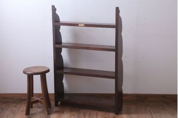 中古　特注品　松本民芸家具　吊棚(飾り棚)