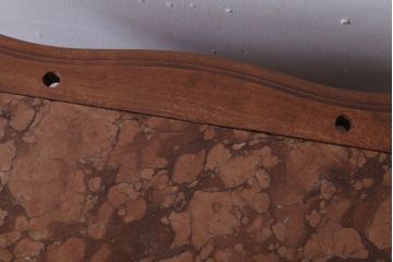 アンティーク家具　フランスアンティーク　ウォールナット材の優雅なサイドテーブル(花台)