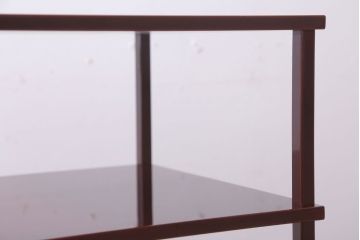 アンティーク家具　和製アンティーク　茶道具　溜塗二重棚(表千家・吸江斎好)