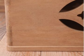 アンティーク雑貨　和製アンティーク　茶道具　桐材製の古い置炉(置き炉)