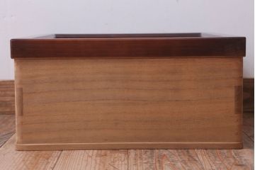 アンティーク雑貨　和製アンティーク　茶道具　桐材製の古い置炉(置き炉)