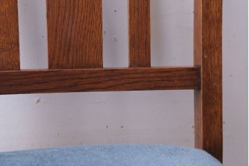 アンティーク家具　イギリスアンティーク　オーク材!シンプルなチェア(2)