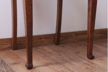 アンティーク家具　イギリスアンティーク　オーク材!シンプルなチェア(2)