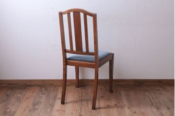 アンティーク家具　イギリスアンティーク　オーク材!シンプルなチェア(2)