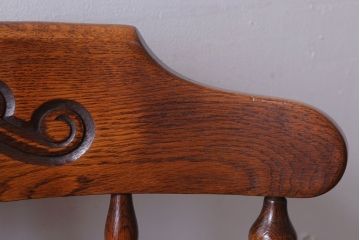 ヴィンテージ家具　イギリスビンテージ　重厚なウィンザーチェア(3)(ウインザーチェア)