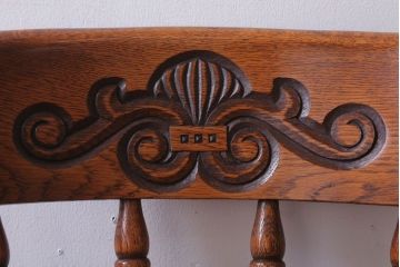 ヴィンテージ家具　イギリスビンテージ　重厚なウィンザーチェア(3)(ウインザーチェア)