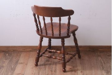 ヴィンテージ家具　イギリスビンテージ　重厚なウィンザーチェア(3)(ウインザーチェア)