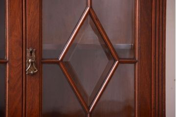 アンティーク家具　イギリスアンティーク　最高級!マホガニー材のコーナーキャビネット