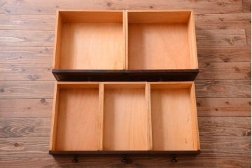 中古　北海道民芸家具　シックなチェスト(定価約24万円)(3)