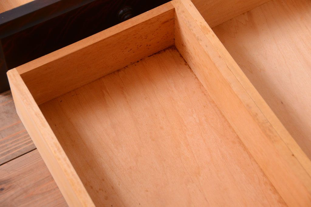 中古　北海道民芸家具　シックなチェスト(定価約24万円)(3)