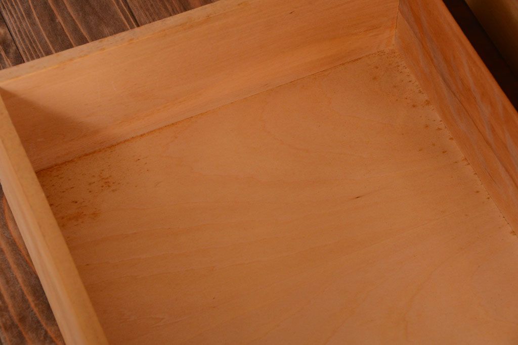 中古　北海道民芸家具　シックなチェスト(定価約24万円)(3)