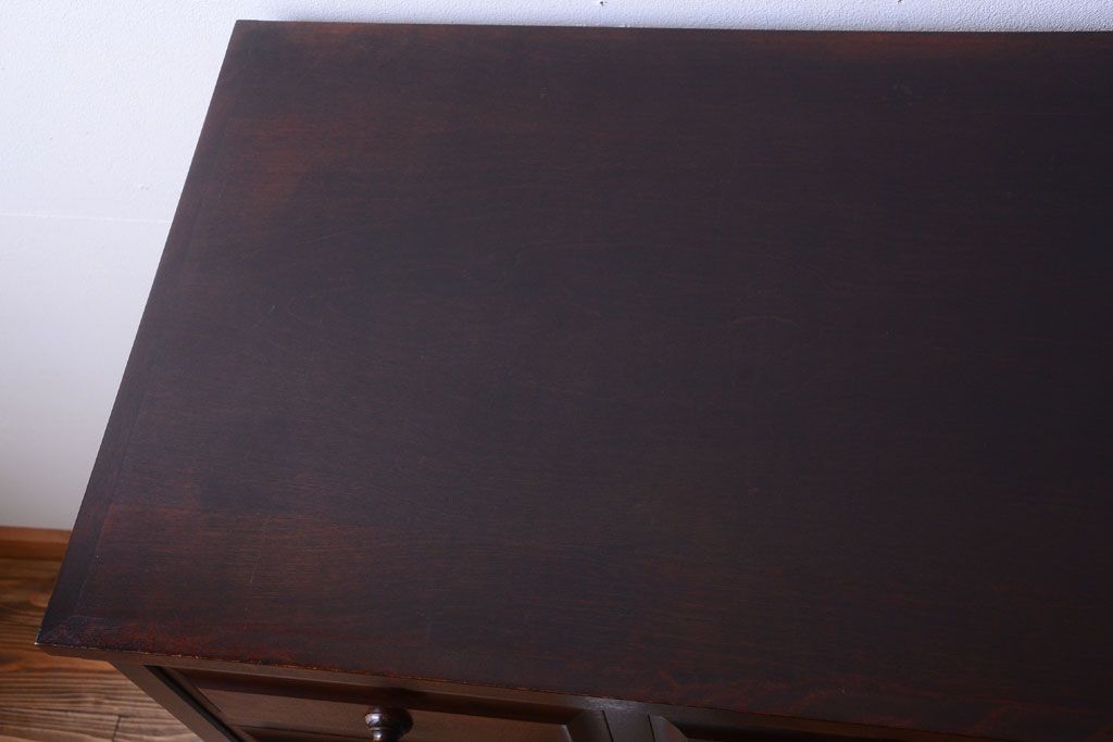 中古　北海道民芸家具　シックなチェスト(定価約24万円)(3)