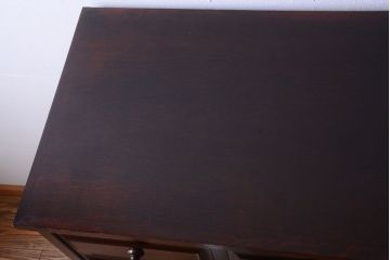 中古　北海道民芸家具　シックなチェスト(定価約24万円)(3)