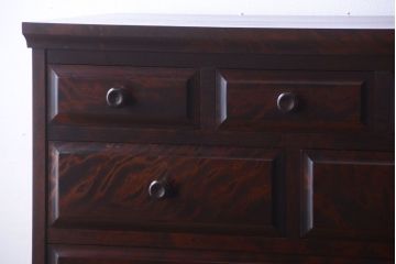 中古　北海道民芸家具　シックなチェスト(定価約24万円)(3)