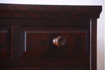 中古　北海道民芸家具　シックなチェスト(定価約24万円)(3)