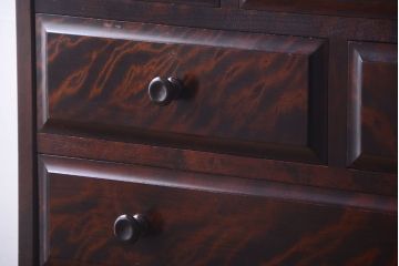 中古　北海道民芸家具　シックなチェスト(定価約24万円)(3)