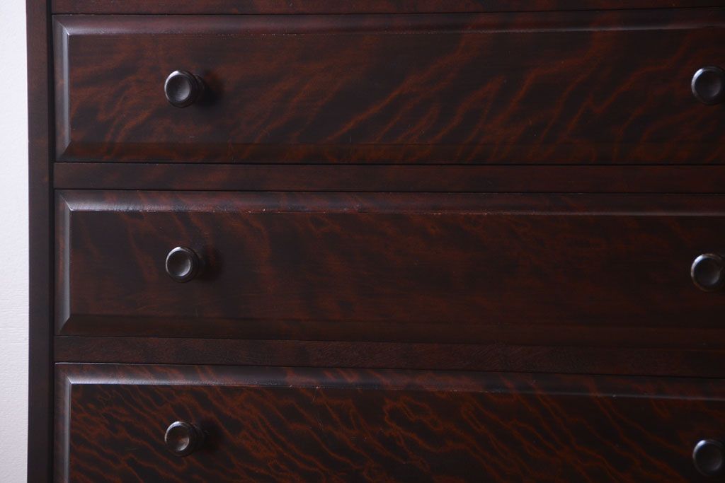 中古　北海道民芸家具　シックなチェスト(定価約24万円)(3)