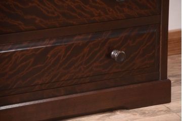中古　北海道民芸家具　シックなチェスト(定価約24万円)(3)