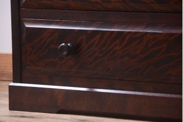 中古　北海道民芸家具　シックなチェスト(定価約24万円)(3)