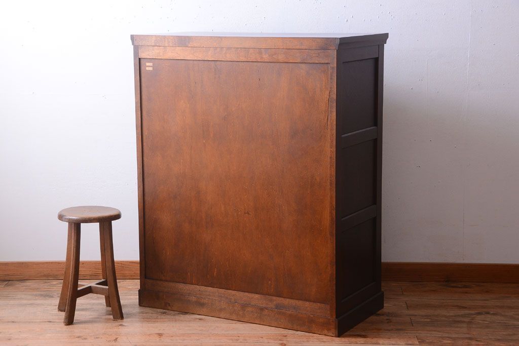 中古　北海道民芸家具　シックなチェスト(定価約24万円)(3)