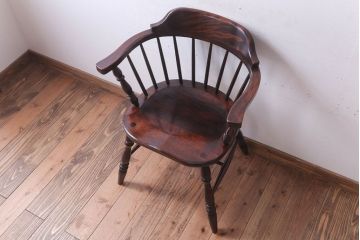 中古　松本民芸家具　91型　キャプテンチェア(1)